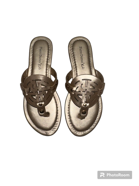Pierre Dumas Gold Sandal