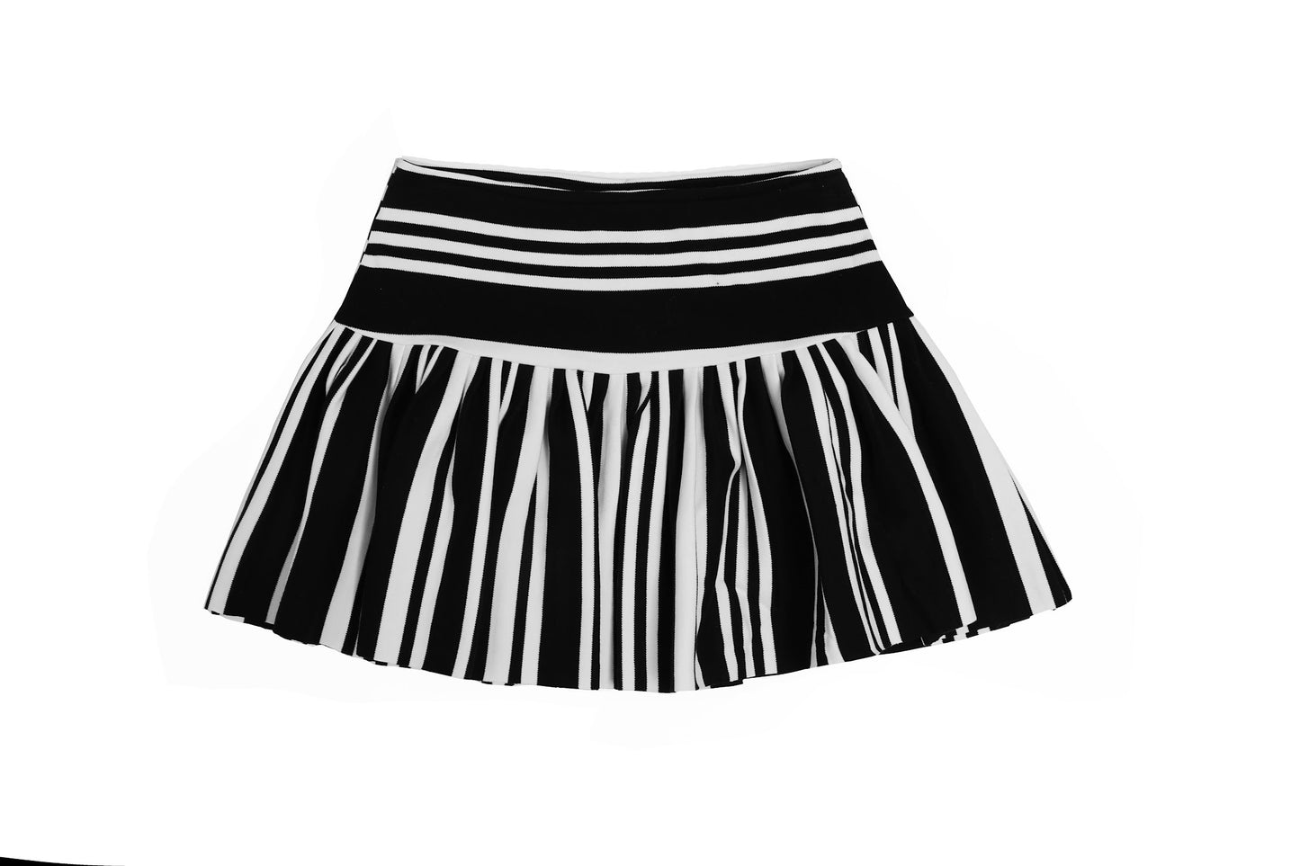 Pleated Skort Stripe