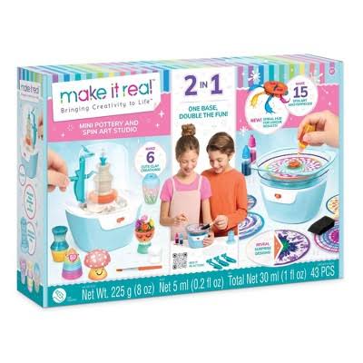 Mini Pottery and Spin Art Studio