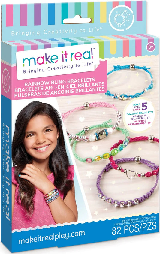 Rainbow Bling Bracelets